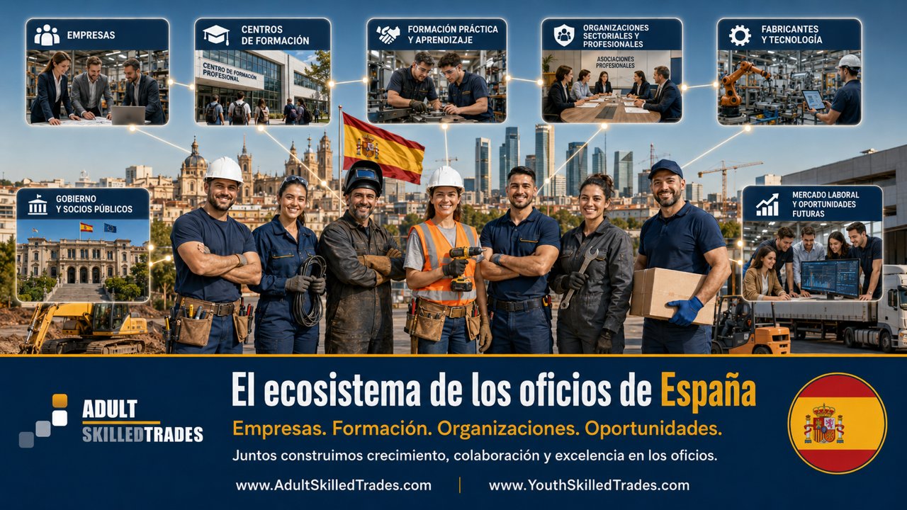El ecosistema de los oficios de España — poster
