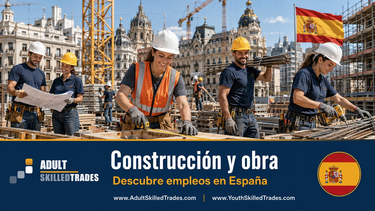 Construcción y obra — empleos en España poster