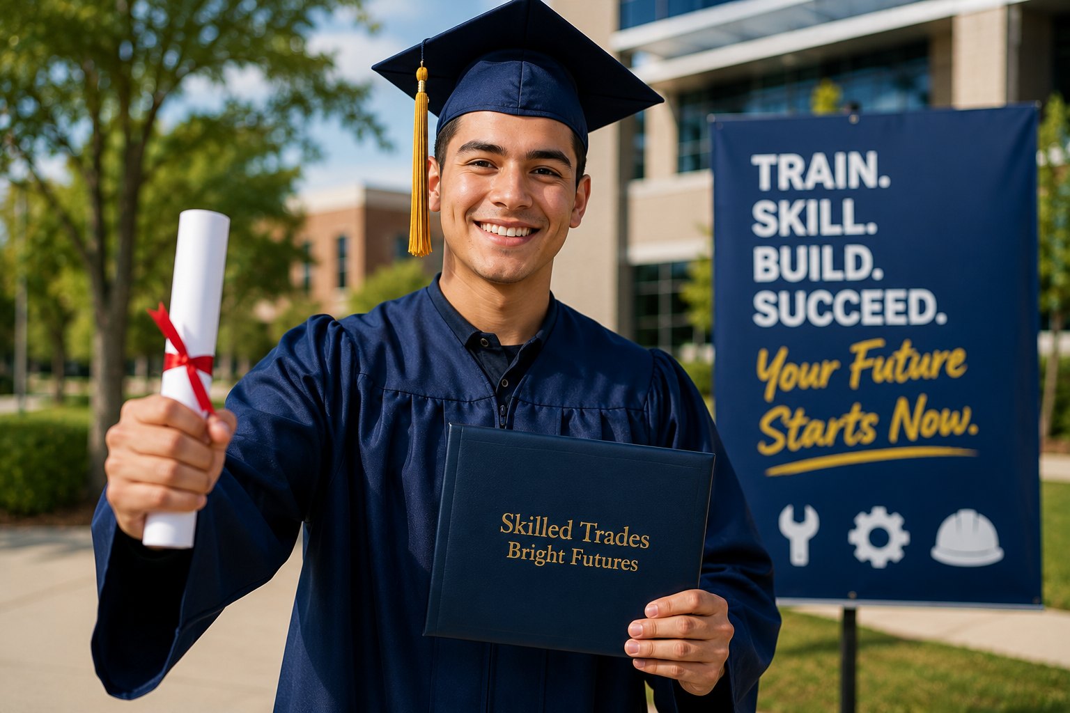 Skilled trades students — Workforce Pell funds short-term training