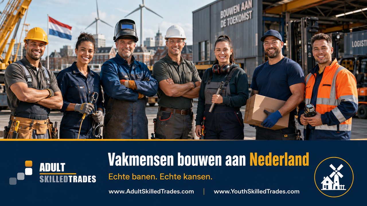 Skilled trades professionals in the Netherlands — poster