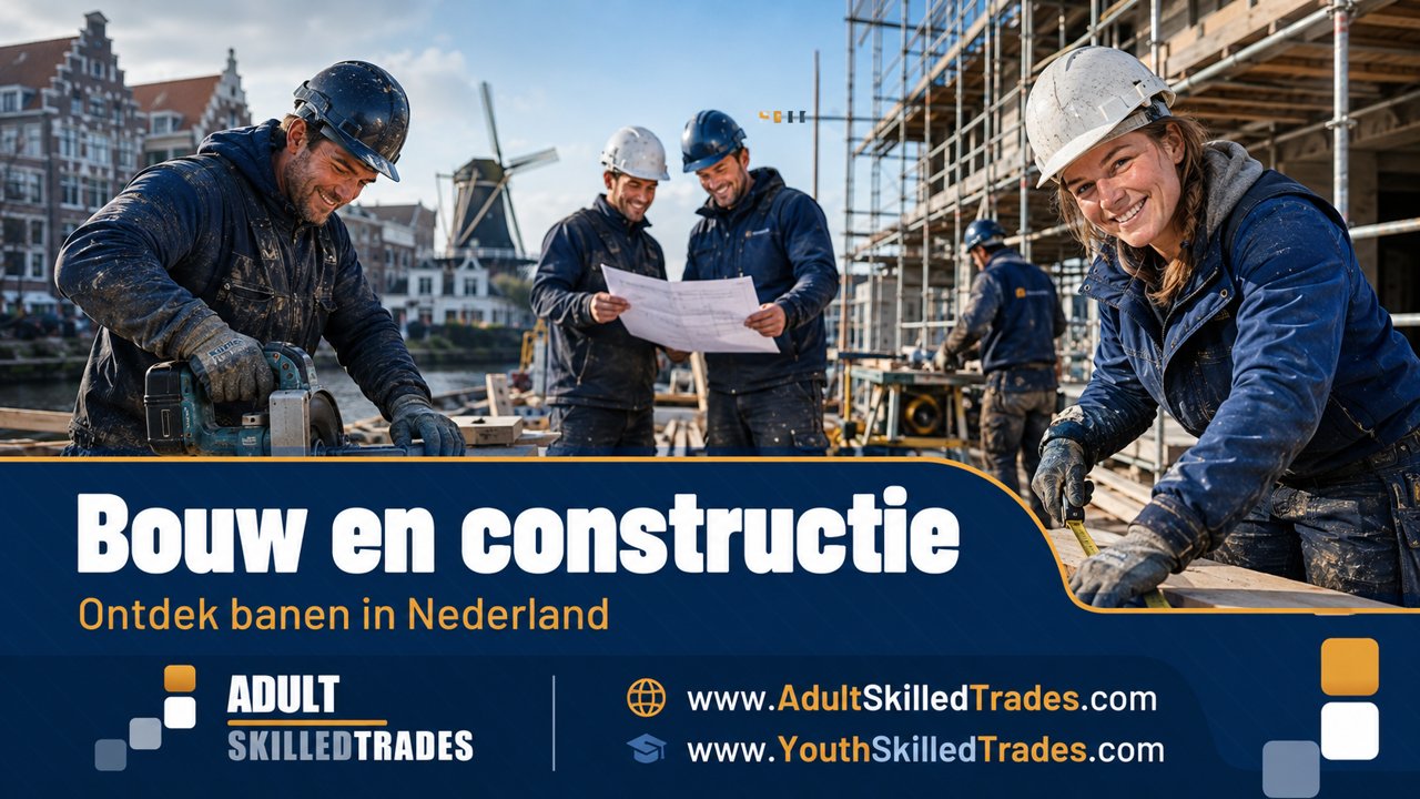 Skilled trades jobs in the Netherlands — poster